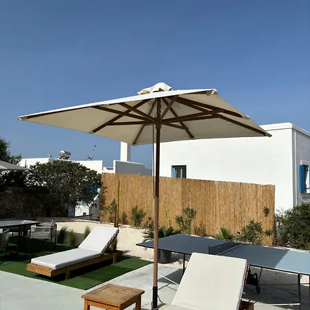 Minimal Cream Pool-front In * Parikia (Paros)