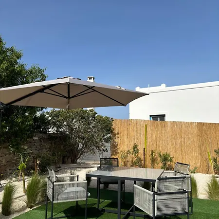 Minimal Cream Pool-front In * Parikia (Paros)