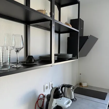 Minimal Cream Pool-front In Apartment