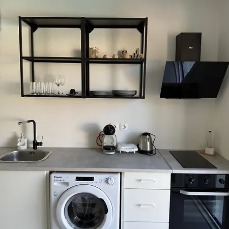 Minimal Cream Pool-front In * Parikia (Paros)