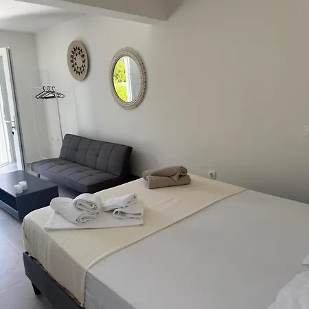 Minimal Cream Pool-front In * Parikia (Paros)