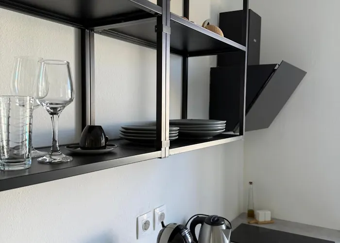 Minimal Cream Pool-front In Apartment